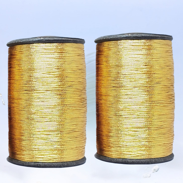 Golden Zari Thread – Premium Embroidery Thread
