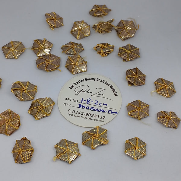 Gold 8mm Gota Patti 10g (1.8–2.0cm)