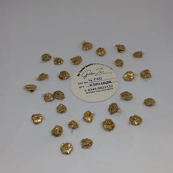 10g Gota Patti Flowers – Small Size (50 Pcs)