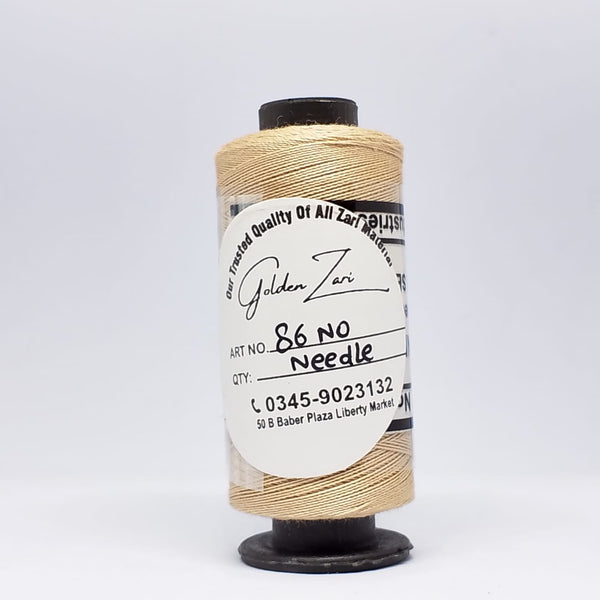 Golden Zari Beige Needle Thread – Premium Sewing & Embroidery Thread