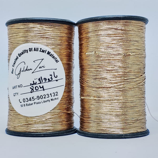 Golden Zari Thread – Premium Embroidery Material