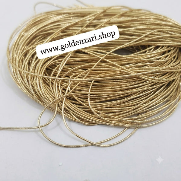 1mm Dabka Zardozi Thread – Golden (Per Tola)